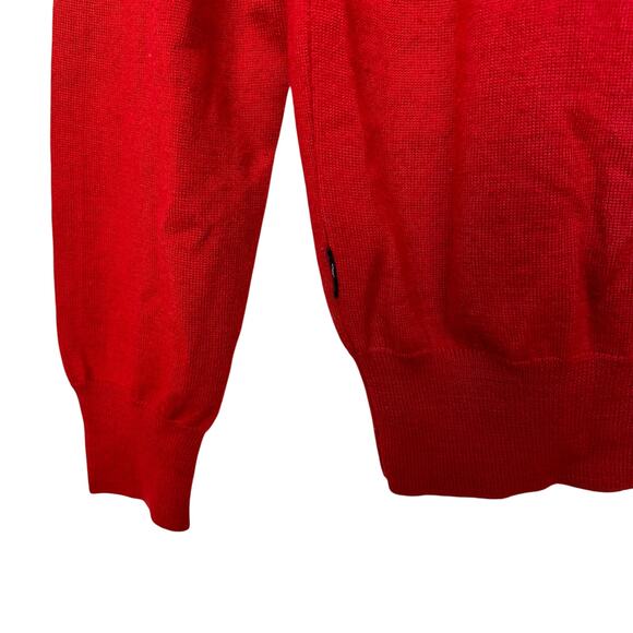 Pierre Cardin Red Sweater - Size Small - Classic & Stylish - Picture 5 of 7